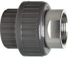 Manchons union d'adaptation, PVC-U/acier inox métrique - Rp GF