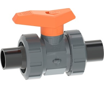 Vanne à Bille PVC Avec Raccords - 1" Filetage Intérieur 32mm Pour Tuyau 25mm